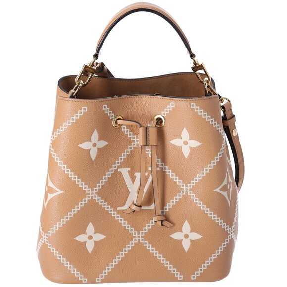 Louis Vuitton Empreinte Monogram Giant Broderies Neonoe MM Bucket Bag Arizona - Picture 4 of 12